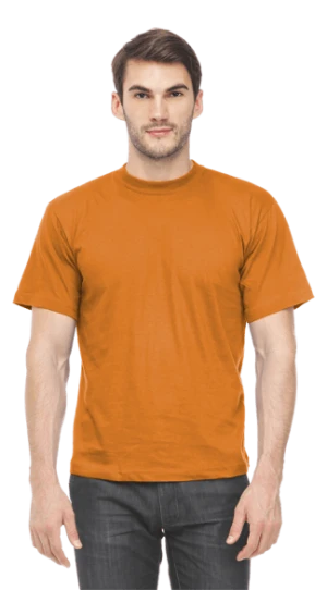Футболка 180 г/м2 оранжевая