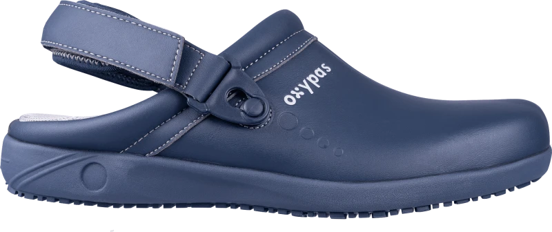 Полуботинки (тип сабо) REMY (РЕМИ), мужские, кожаные ЭВА/резина (синие/NAV) КРО 4344