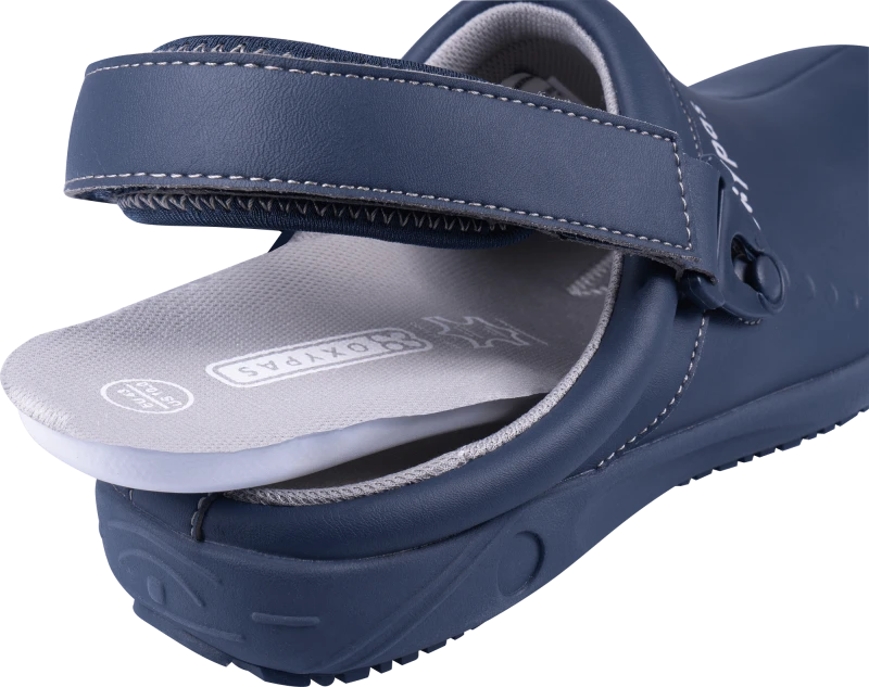 Полуботинки (тип сабо) REMY (РЕМИ), мужские, кожаные ЭВА/резина (синие/NAV) КРО 4344