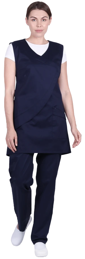 Униформа ВУППИ, (фартук, брюки), синий Кос 810