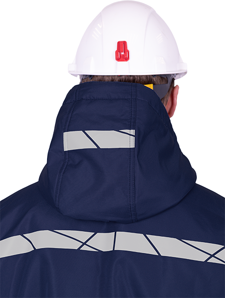 Комбинезон мужской ПИЛОТ от пониженных температур, механических воздействи и ОПЗ, цв. синий Ком 017