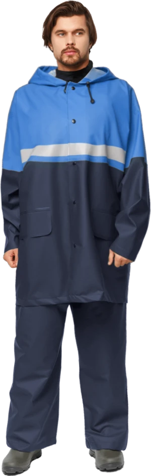 Костюм НЕПТУН влагозащитный василек/т.синий, арт. К003-00 Кос 541
