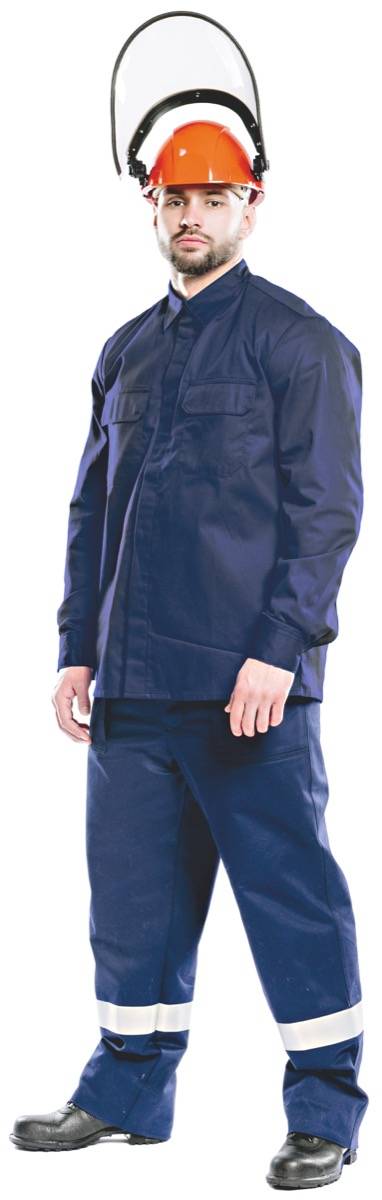 Куртка - рубашка 5.6  кал/см2  из огнезащитной ткани  WORKER Рт 640 W