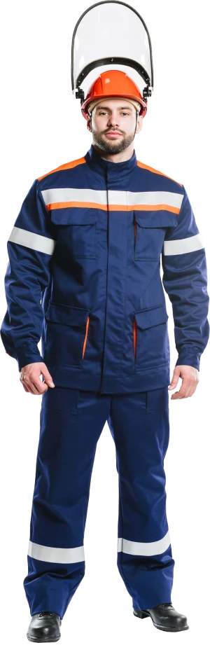Костюм 20.1 кал/см2 из огнезащитной ткани WORKER,(Куртка+брюки) СП011-Л