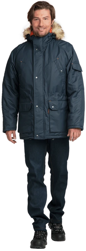 Куртка АЛЯСКА ЛЮКС зимняя, синий Кур 320