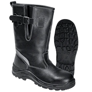 Сапоги TURBO с КП, хромовые ПУ/нитрил (Сап. 085)