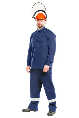 Куртка - рубашка 13  кал/см2  из огнезащитной ткани  WORKER Рт 640 W-2