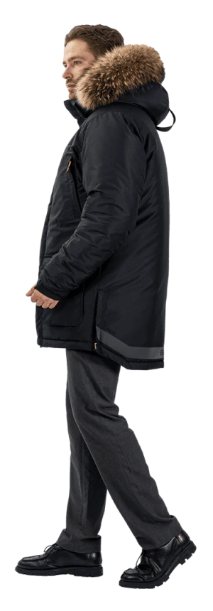 Куртка мужская iForm ORIGINAL от пониженных температур воздуха и ветра, механических воздействий и ОПЗ, черный