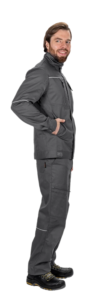 Костюм мужской ДЮРАБЛ от механических воздействий и ОПЗ (куртка, брюки), серый Кос 832