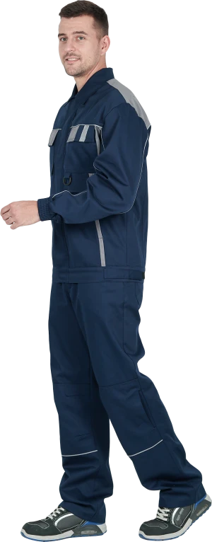 Костюм КОНФОРМ летний, т/синий-серый (Куртка+брюки) Кос 588