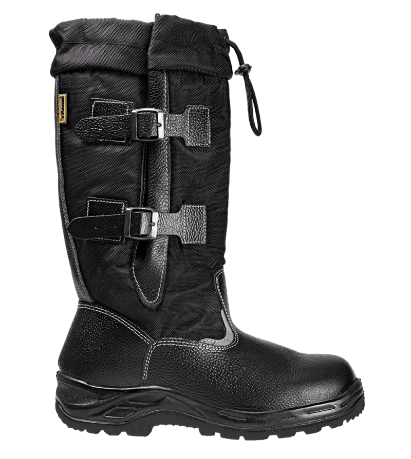 Сапоги TURBO "СЕВЕР" с КП (68КП/Мод.Сап 131), многослойный утеплитель, кожа/оксфорд, ПУ/нитрил