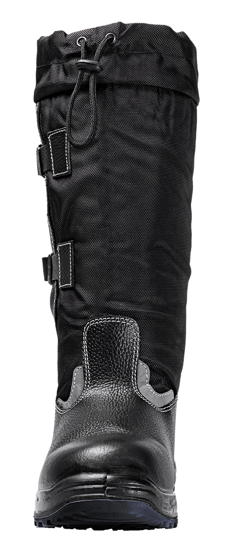 Сапоги TURBO "СЕВЕР" с КП (68КП/Мод.Сап 131), многослойный утеплитель, кожа/оксфорд, ПУ/нитрил