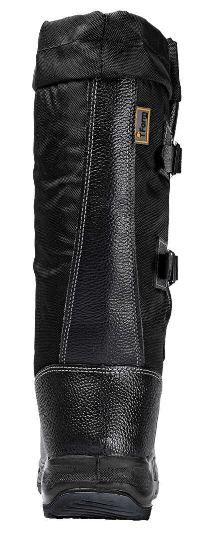 Сапоги TURBO "СЕВЕР" с КП (68КП/Мод.Сап 131), многослойный утеплитель, кожа/оксфорд, ПУ/нитрил