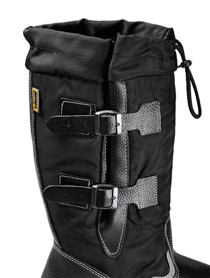 Сапоги TURBO "СЕВЕР" с КП (68КП/Мод.Сап 131), многослойный утеплитель, кожа/оксфорд, ПУ/нитрил