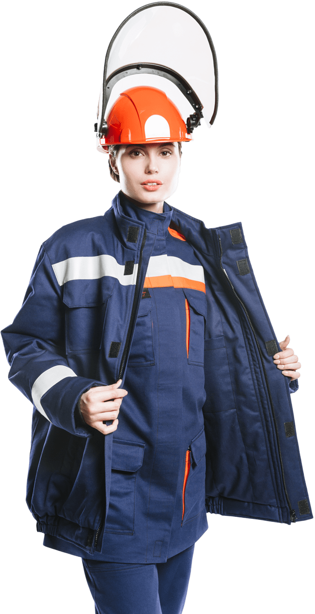 Куртка - накидка 52  кал/см2 из огнезащитной ткани WORKER СПн09-ДV