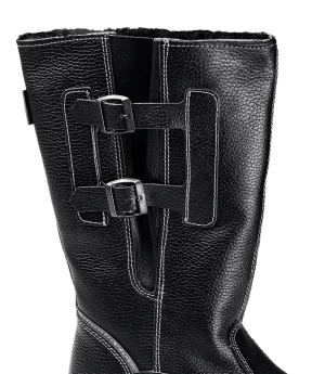 Сапоги TURBO высокие с КП и КС нат. мех, хромовые, ПУ/нитрил (м.60КПКСН)