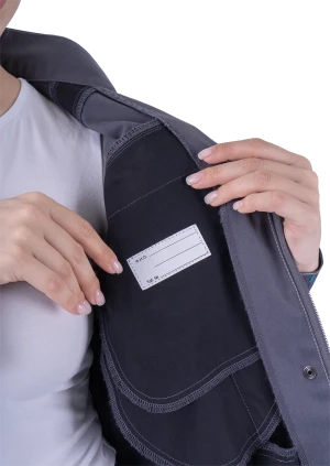 Куртка женская ТУРБО SAFETY от механических воздействий и ОПЗ, серый/темно-серый Кур 690
