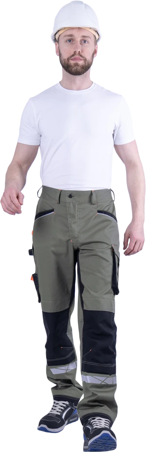 Брюки КОРПОРАЦИЯ летние, хаки-черный Брю 399
