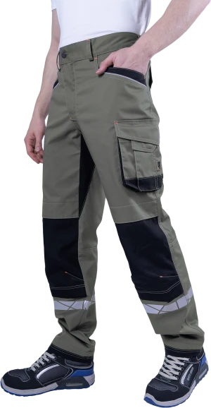 Брюки КОРПОРАЦИЯ летние, хаки-черный Брю 399