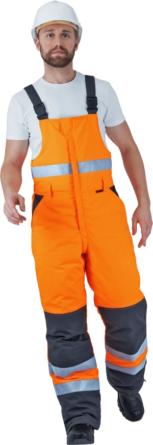 Костюм РЕФЛЕКТ-2 зимний, Со - 3-й класс защиты, Тнв - 4-й класс защ, флуоресцентный оранжевый-серый Кос 759