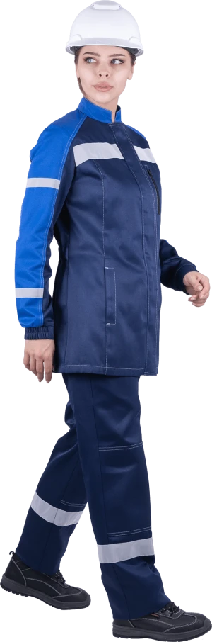 Костюм РОУД летний, синий-василек, женский (Куртка+брюки) Кос 559