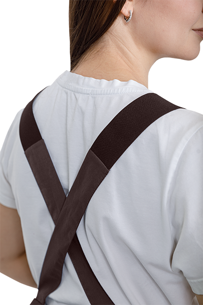 Фартук ЕВРО, коричневый Фар 862