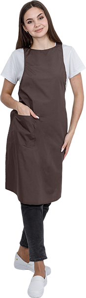 Фартук ЕВРО, коричневый Фар 862