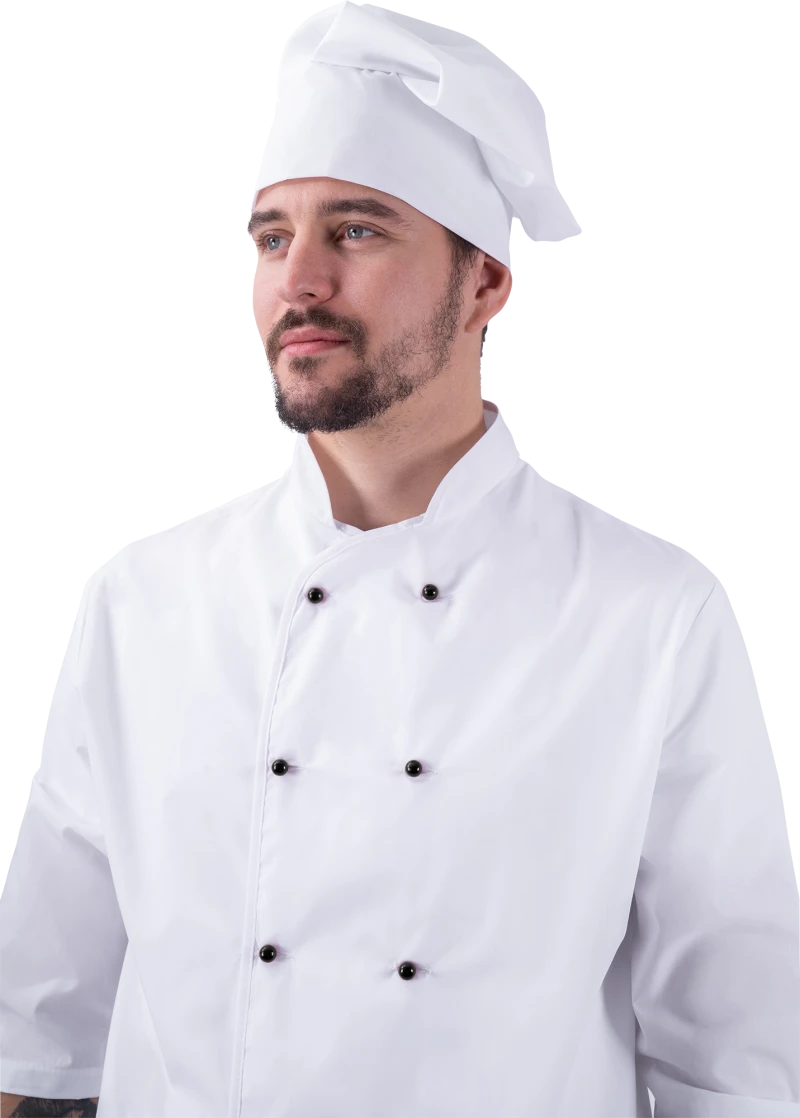 Костюм ШЕФ-ПОВАР, белый-черный Кос 044