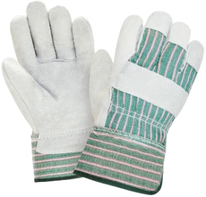 Перчатки ТРАЛЛ, (Р2000), спилок, х/б, жесткий манжет, подкладка Пер 214