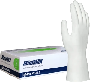 Перчатки ОБЩЕМЕДИЦИНСКИЕ, латекс, опудренные (MINI MAX)