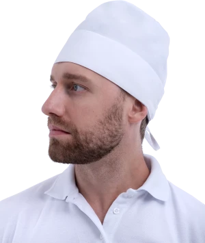 Шапочка ХИРУРГА Бязь, белая Шап 007
